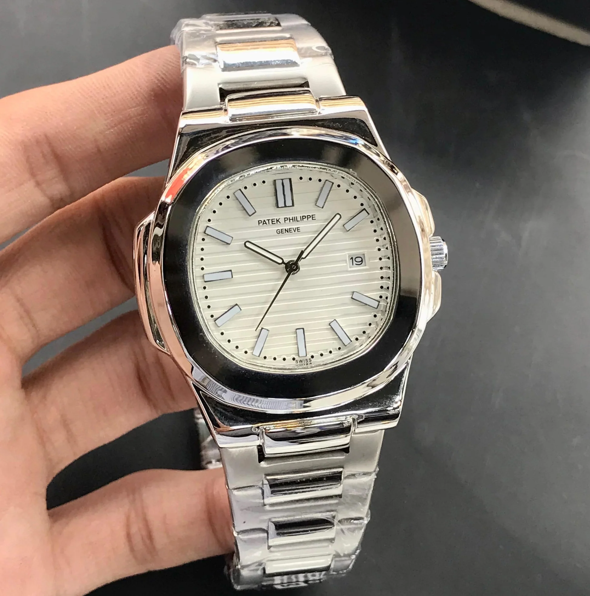 Patek Philippe white dial Watch for men's(premium quality)